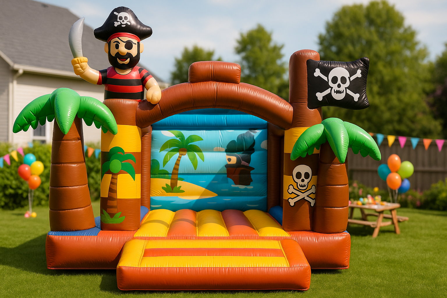 Pirate ship inflatable