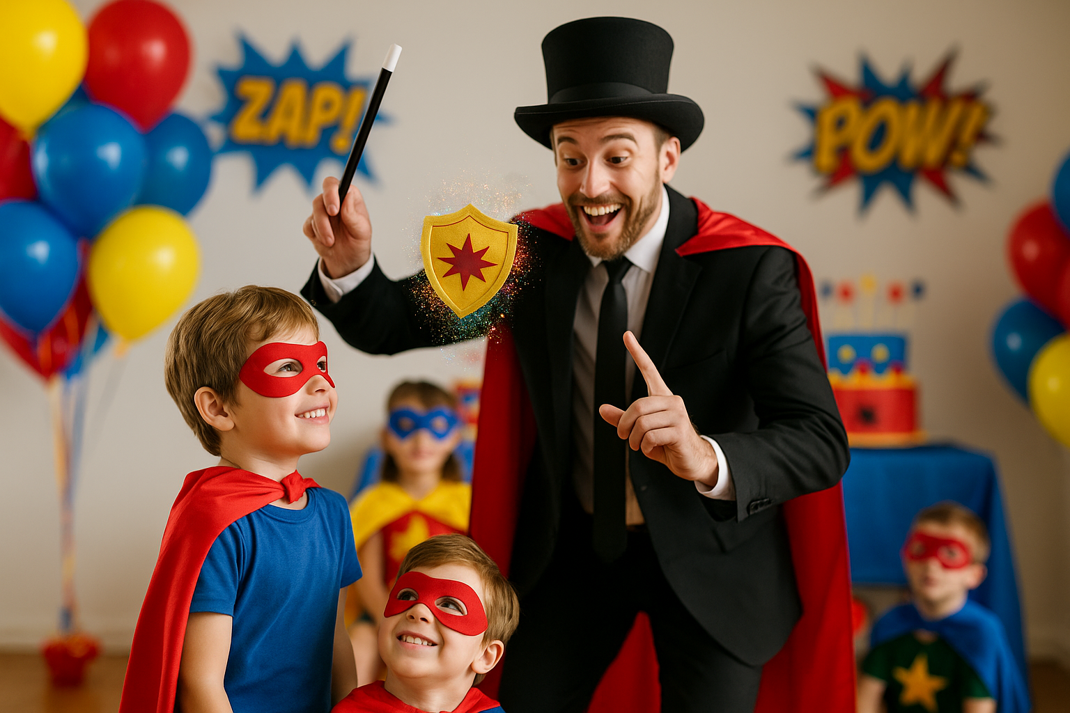 Superpower magic show for kids